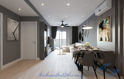 Thiết Kế Nội Thất Căn Hộ 70m2